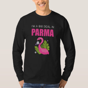 Camiseta Big Deal Sarcastic Funny Parma Ohio Pink Flamingo