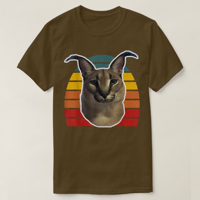 Camiseta Big Floppa Meme (Frente do Design)