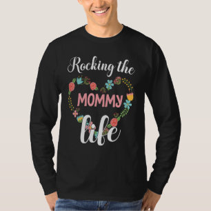 Camiseta Big Flowers Hearking The Mamãe Happy Mama Son