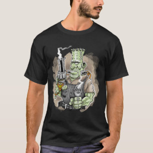 Camiseta Big Frankie Big Caliber 50 de Armas Biker