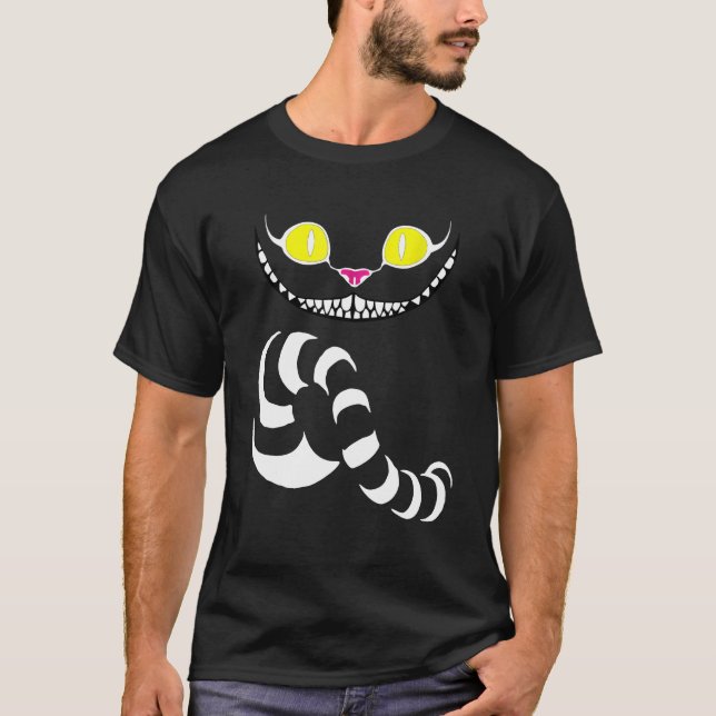 Camiseta Big Grin Wicked Cat  Best Halloween Costume Idea (Frente)