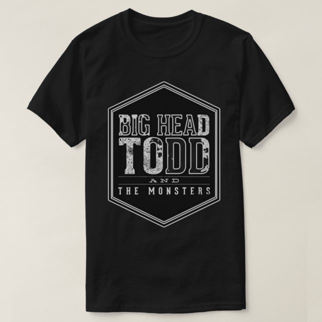 Camiseta Big Head Todd e o grupo Monstros de rock (Frente do Design)