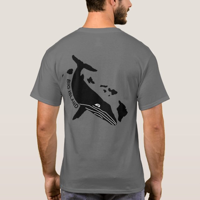 Camiseta Big Island - Humpback das Ilhas Hawaii (Verso)