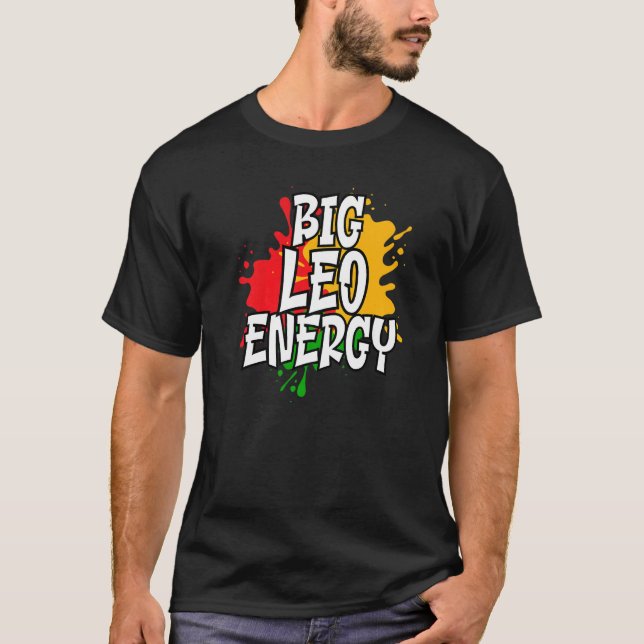 Camiseta Big Leo Zodiac Energy (Frente)