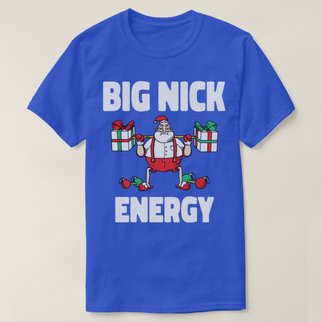 Camiseta Big Nick Energy Natal 1 (Frente do Design)