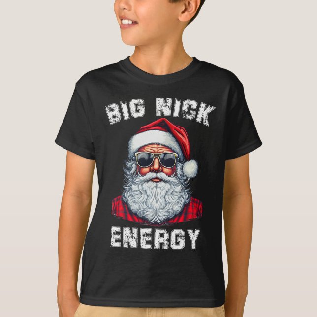 Camiseta Big Nick Energy Papai noel Natal 4 (Frente)