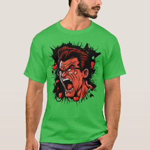 Camiseta Big outh Maury Rage Ruiva Vermelha Irritada