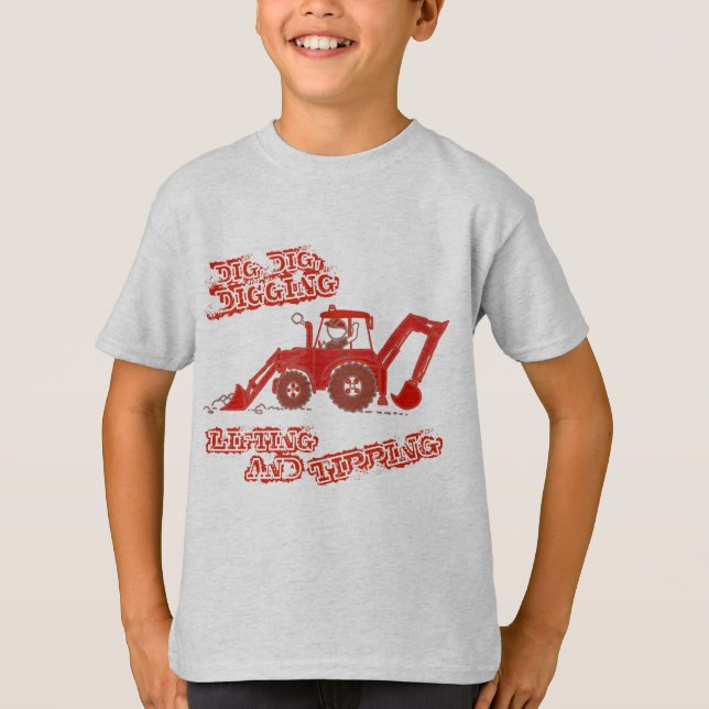 Camiseta Big Red Digger (Frente)