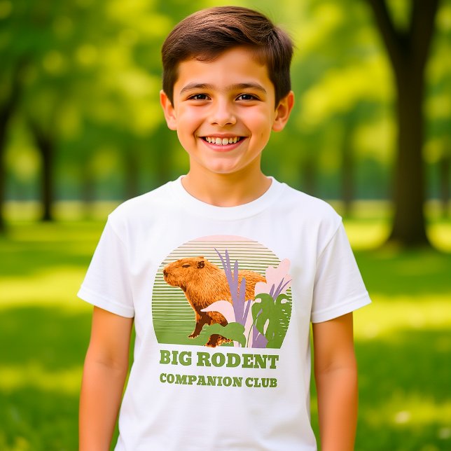 Camiseta Big Rodent Companion Club Capybara (Criador carregado)