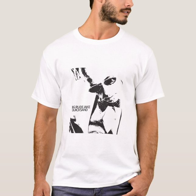 Camiseta Big Rude Jake Black & White Quickand Tee (Frente)