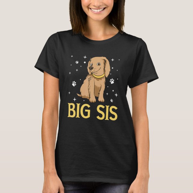 Camiseta Big Sis Para Irmãozinho Irmãozinho Irmãozinho Irmã (Frente)