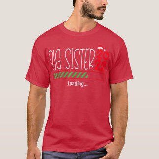 Camiseta Big Sister 2022 Anúncio de Natal Big Sis XMa