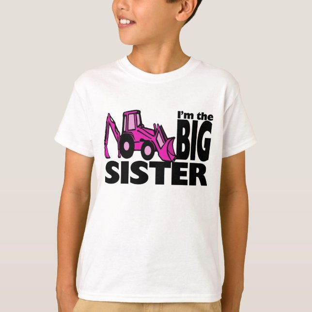 Camiseta Big Sister Backhoe (Frente)