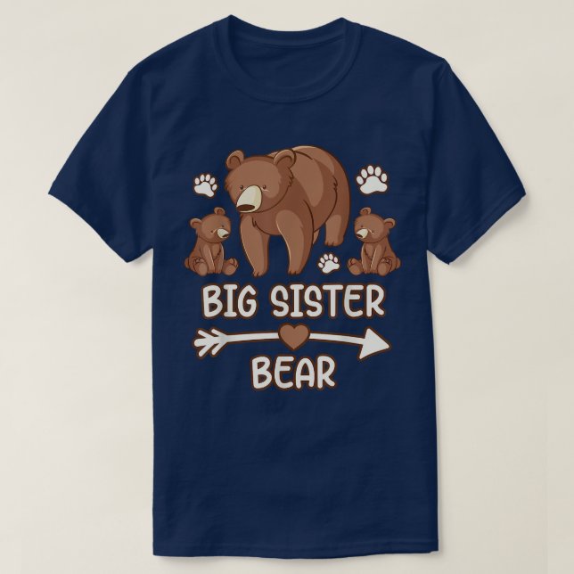 Camiseta big sister bear 2 cub shirt, big sister bear shirt (Frente do Design)
