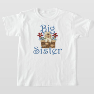 Camiseta Big Sister Fluffy Pup 3