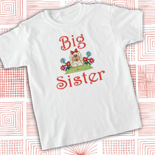 Camiseta Big Sister Fluffy Pup 7