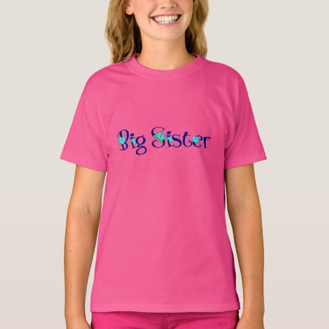 Camiseta Big Sister - Personalizada (Frente)