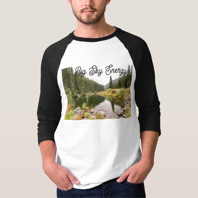 Camiseta Big Sky Energy Raglan Shirt (Frente)