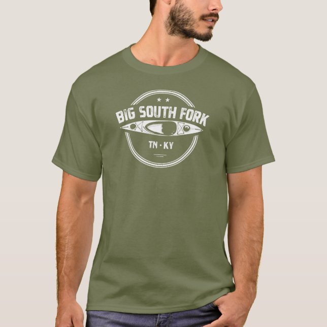 Camiseta Big South Fork National River Caiaque (Frente)