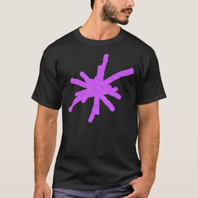 Camiseta Big Spark - Púrpura Plaster (Frente)