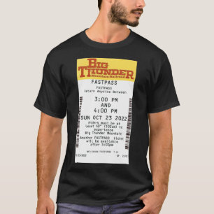 Camiseta Big Thunder Mountain Fastpass 2022 Classic T-Shirt
