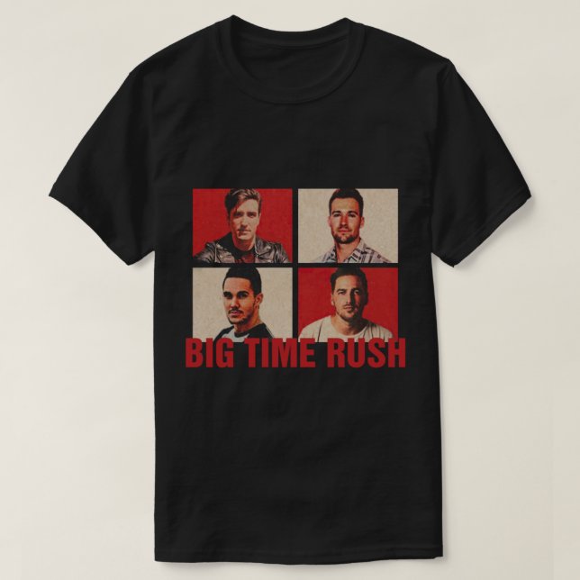 Camiseta Big Time Rush (12) (Frente do Design)