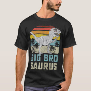 Camiseta Bigbrosaurus T Re Dinossaur Big Bro Surus Irmão
