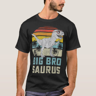 Camiseta Bigbrosaurus T Re Dinossaur Big Bro Surus Irmão