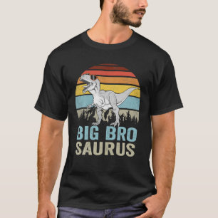 Camiseta Bigbrosaurus T Rex Dinosaur Big Bro Saurus Family