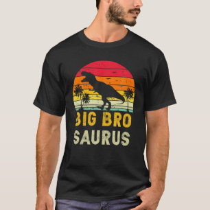 Camiseta Bigbrosaurus T Rex Dinossaur Big Brother Saurus Re
