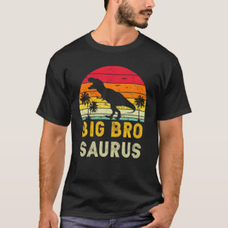 Camiseta Bigbrosaurus T Rex Dinossaur Big Brother Saurus Re