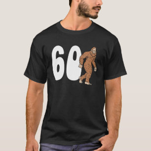 Camiseta Bigfoot 60º Sexto Aniversário Sasquatch 60 Anos O