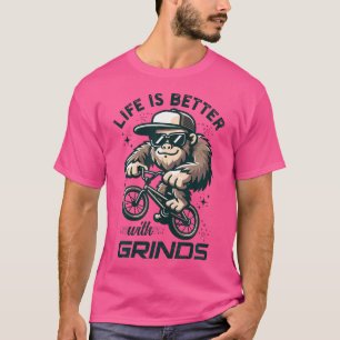 Camiseta Bigfoot Bmx FreeRider Life É Melhor Bmx