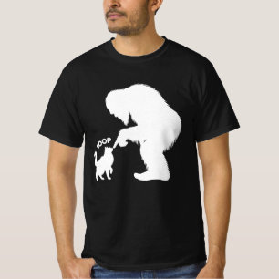Camiseta Bigfoot Brincalhão Gato de Cabelo Comprido Boop