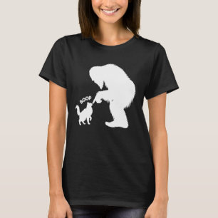 Camiseta Bigfoot Brincalhão Gato de Cabelo Comprido Boop