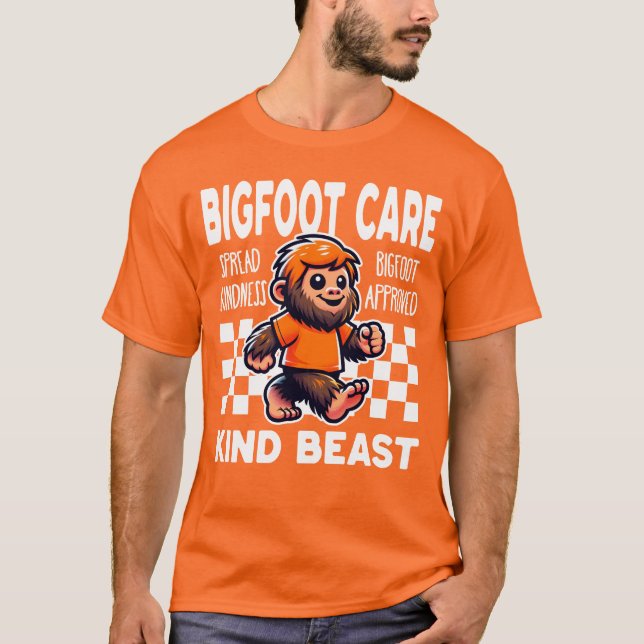 Camiseta Bigfoot Care Kind Beast (Frente)