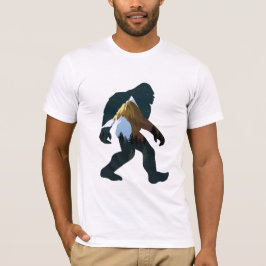 Camiseta Bigfoot da Floresta Noturna