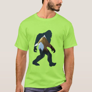 Camiseta Bigfoot da Floresta Noturna