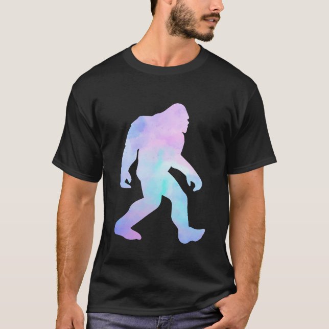 Camiseta Bigfoot de Aquarela (Frente)