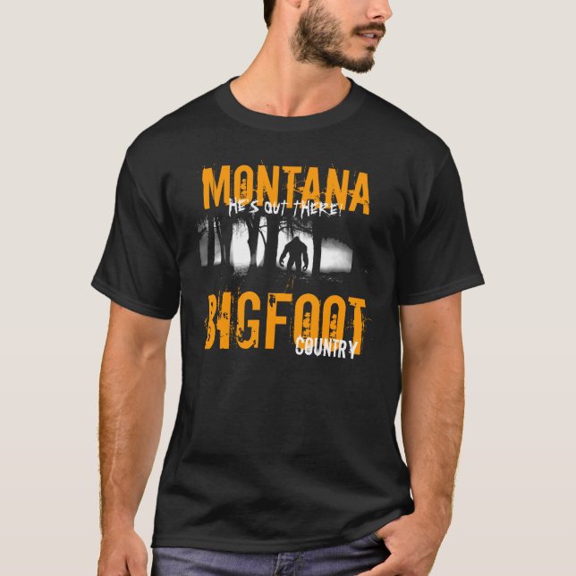 Camiseta Bigfoot de uso masculino (Frente)