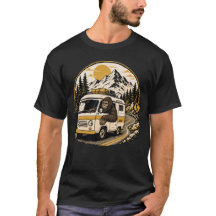 Bigfoot Dirigindo Camper Van Viagem de Carro Antig