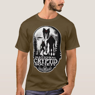 Camiseta Bigfoot Dogman Mothman UFO National Cryptid Societ