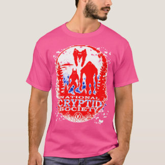 Camiseta Bigfoot Dogman Mothman Ufo National Cryptid Societ