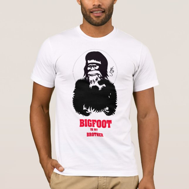 Camiseta Bigfoot é meu irmão (Frente)