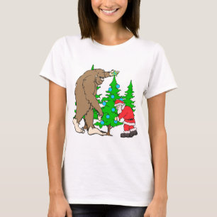 Camiseta Bigfoot e Natal do papai noel