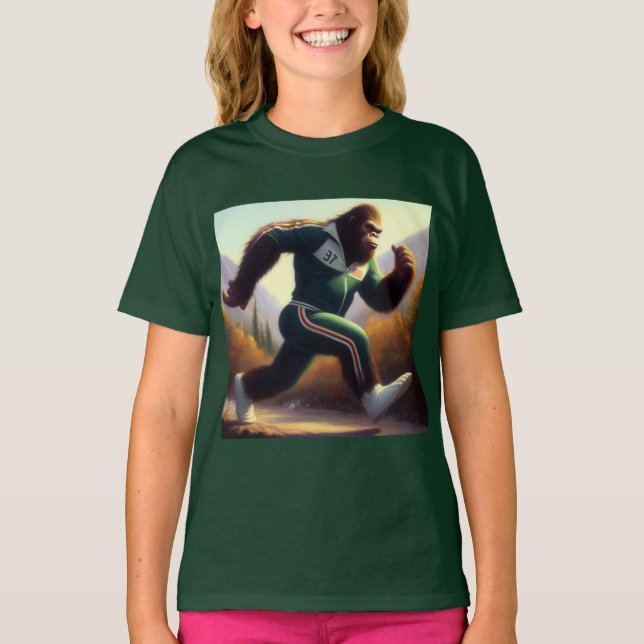 Camiseta Bigfoot em Execução (Frente)