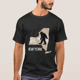 Camiseta Bigfoot Engraçado Eu Acredito Ama Nova York Ny