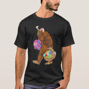 Camiseta Bigfoot Éster Egg Funny Páscoa Day Men Love Sasqua