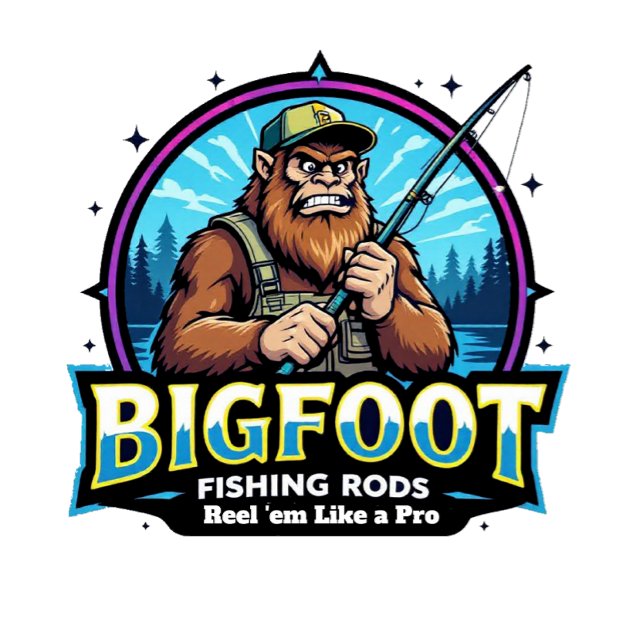 Camiseta Bigfoot Fishing Rods Reel 'em Like A Pro (Criador carregado)