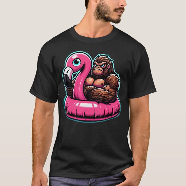 Camiseta Bigfoot Flamingo (Frente)